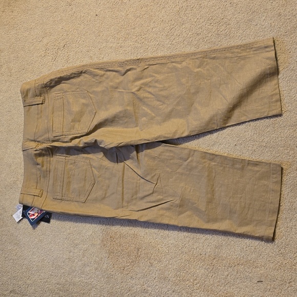 Dalia Collection Capri Cropped pants linen blend nwt sz 4 - Picture 5 of 9